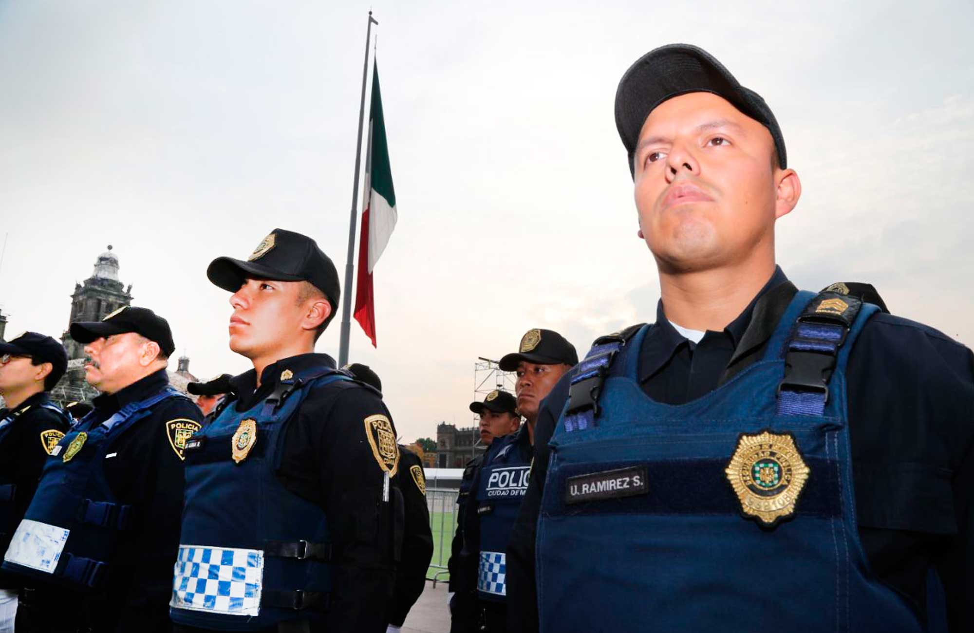 Se Refuerza La Seguridad Con Más De Mil Policías De La Ssp Cdmx En El Primer Cuadro De La Capital 3912