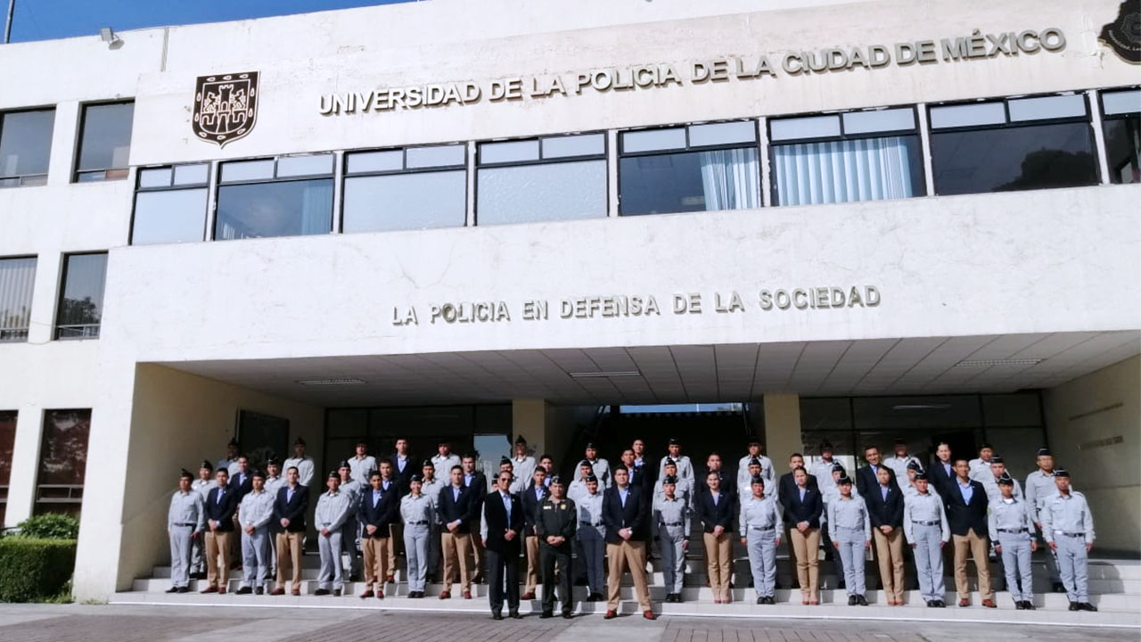 Universidad de la Policía de la Ciudad de México recibe a cadetes peruanos