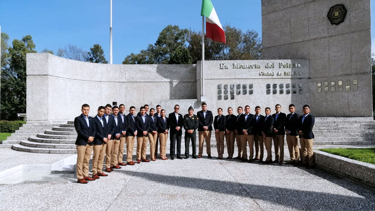 Universidad de la Policía de la Ciudad de México recibe a cadetes peruanos