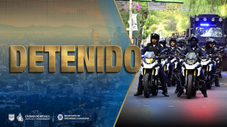 802: Efectivos de la SSC detuvieron a un hombre en posesión de un machete con el que, al parecer, asaltó a una ciudadana, en la alcaldía Iztapalapa