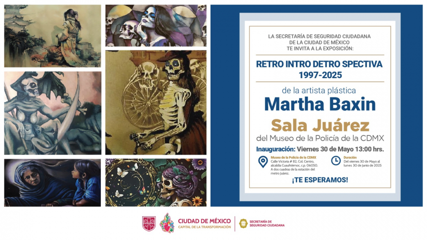 Martha Baxin Sala Juárez del Museo de la Policía de la CDMX