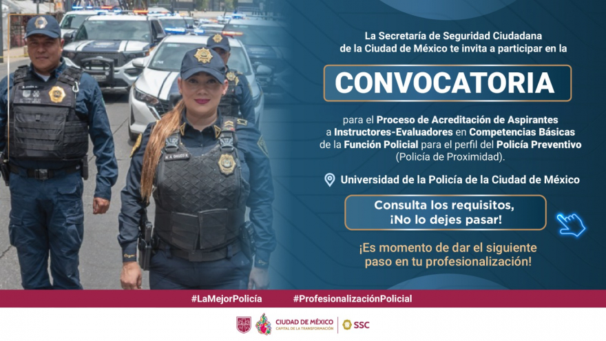Convocatoria para el Proceso de Acreditación de Aspirantes a Instructores.